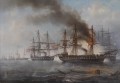Josef Carl Puttner Seegefecht bei Helgoland 1864 Batalla naval